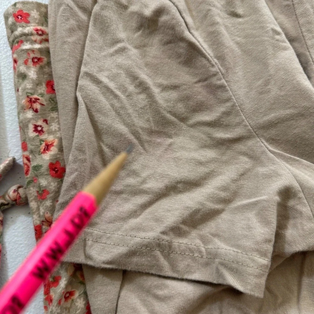 VTG Bobbie Brooks M Garden Watering Can Floral Dress‎ Pockets babydoll cottage - Picture 8 of 9